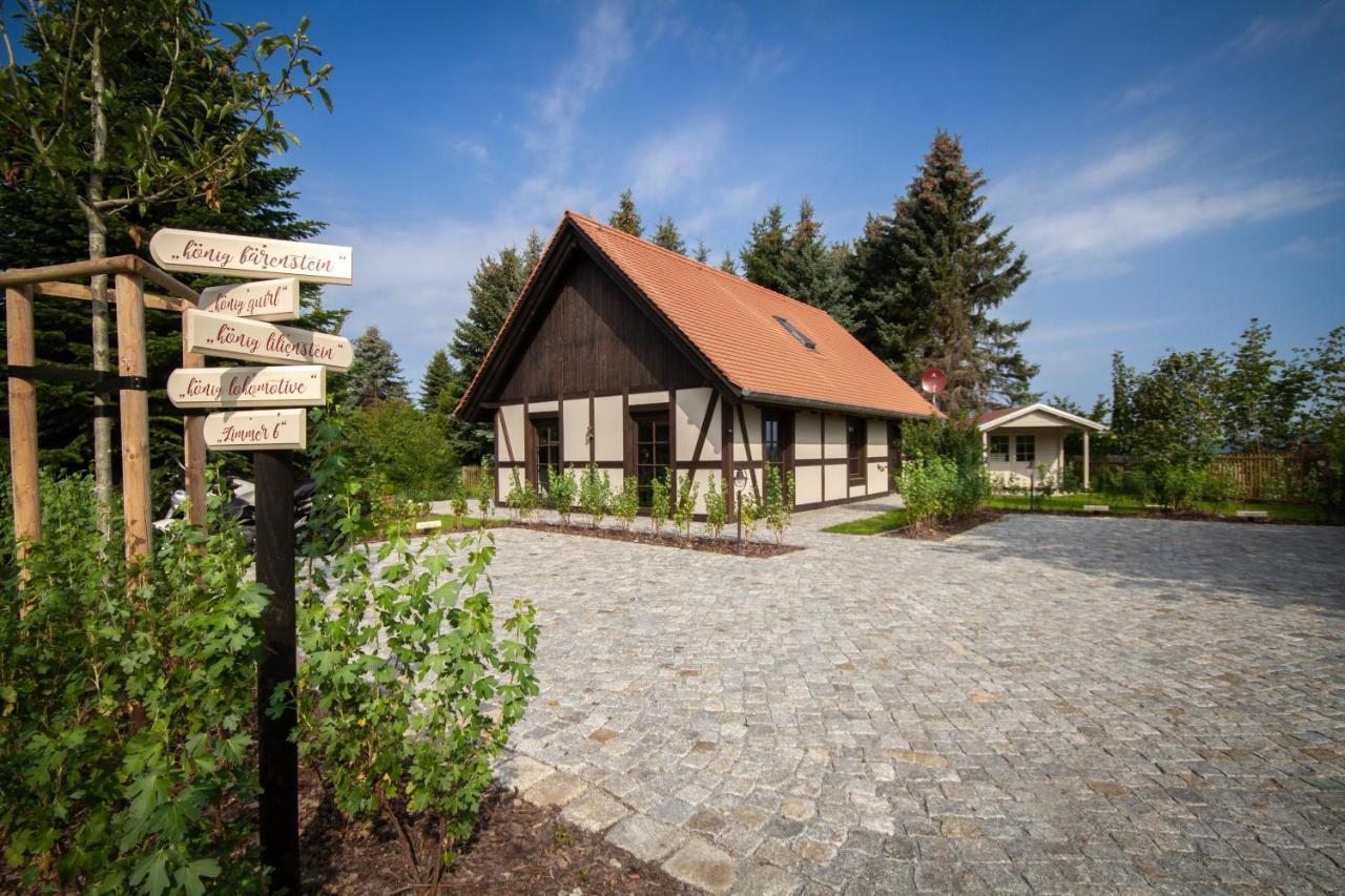 Pension Kleiner Koenig Struppen-Siedlung Bagian luar foto